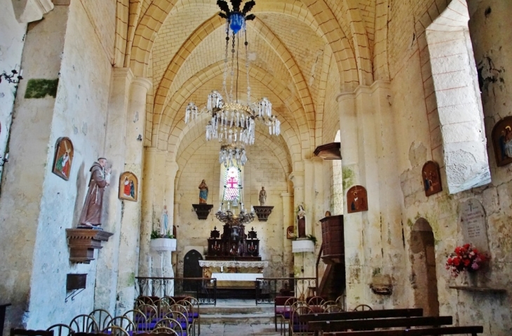 --église Saint-Eutrope - Lusignac