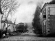 Photo suivante de Manzac-sur-Vern Quartier de la Génilerie et route de Villamblard (carte postale ancienne)