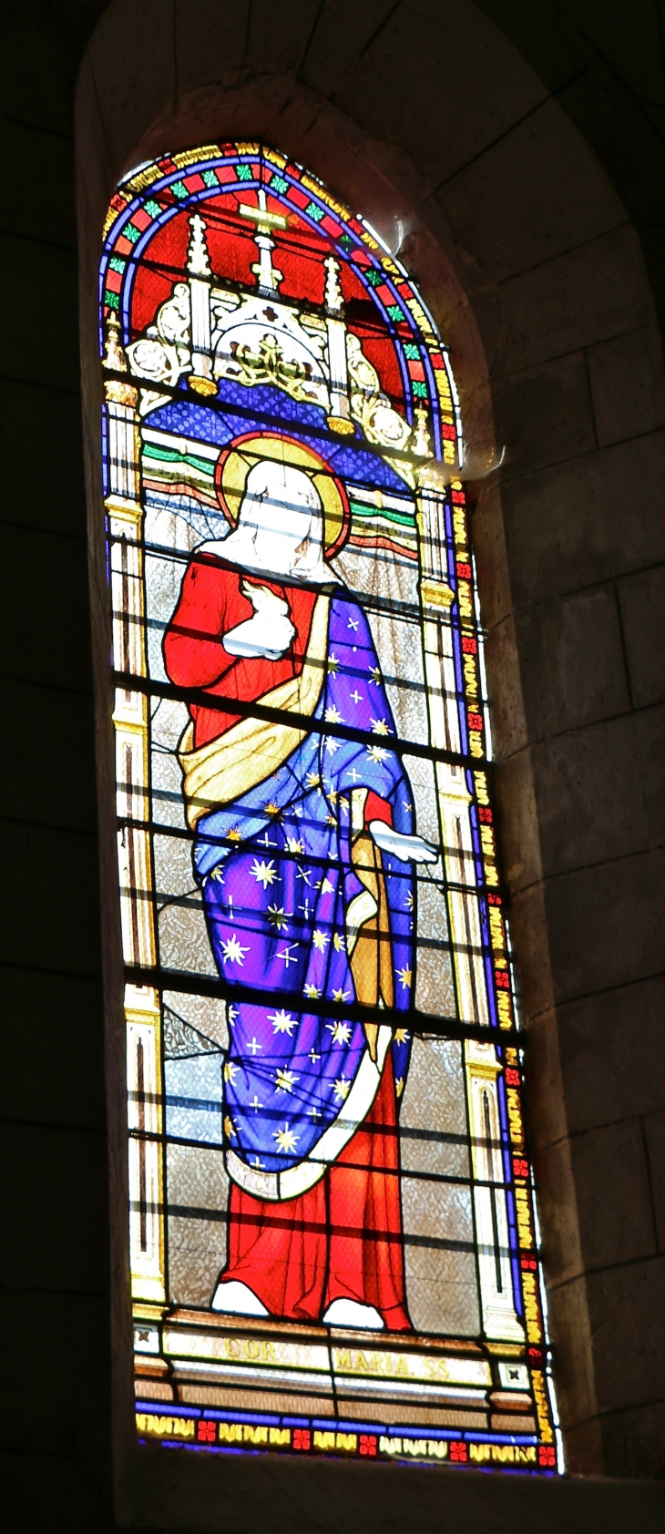 Vitrail de l'église Saint Laurent - Mareuil