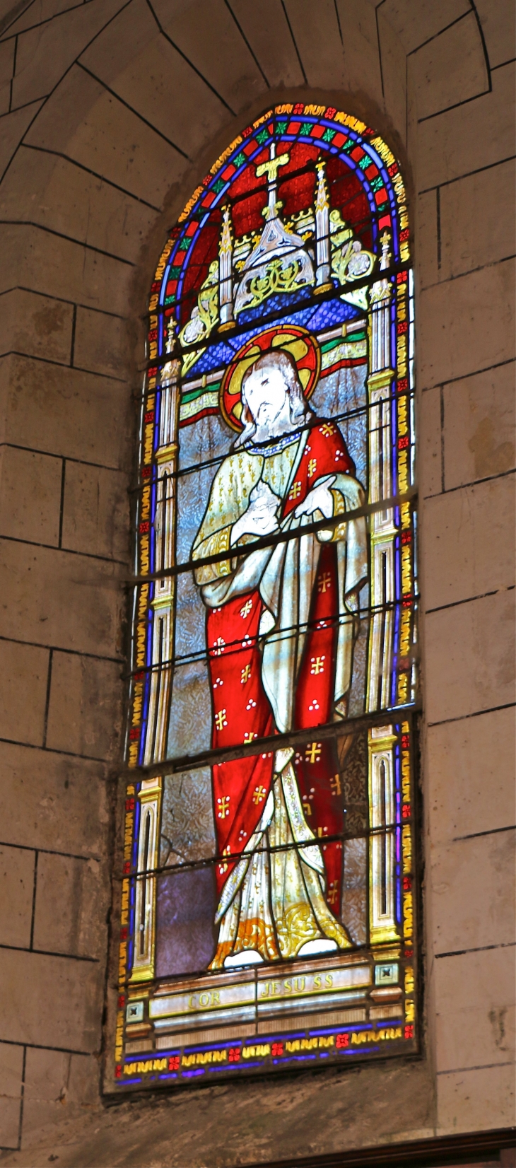 Vitrail de l'église Saint Laurent - Mareuil