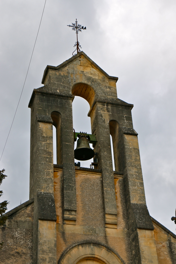 Le clocher de l'église Saint Roch. - Mauzac-et-Grand-Castang