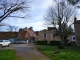 Hameau du Grand Castang. La place de l'église.