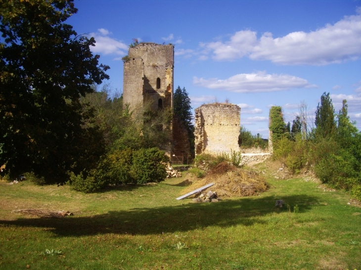 Ruines du château de Miremont XIIème (IMH). - Mauzens-et-Miremont