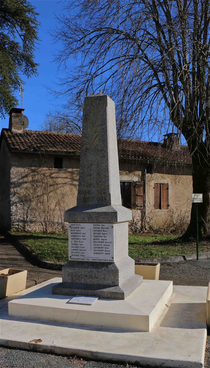 Le Monument aux Morts - Mayac