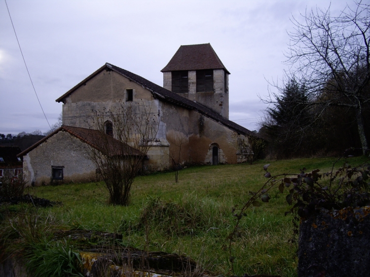 L'église gothique 14ème. - Milhac-d'Auberoche