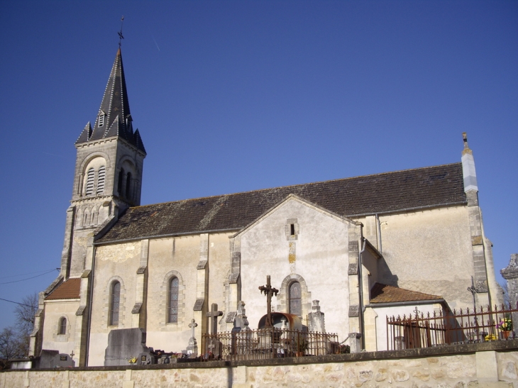 L'église néo-gothique 19ème. - Minzac