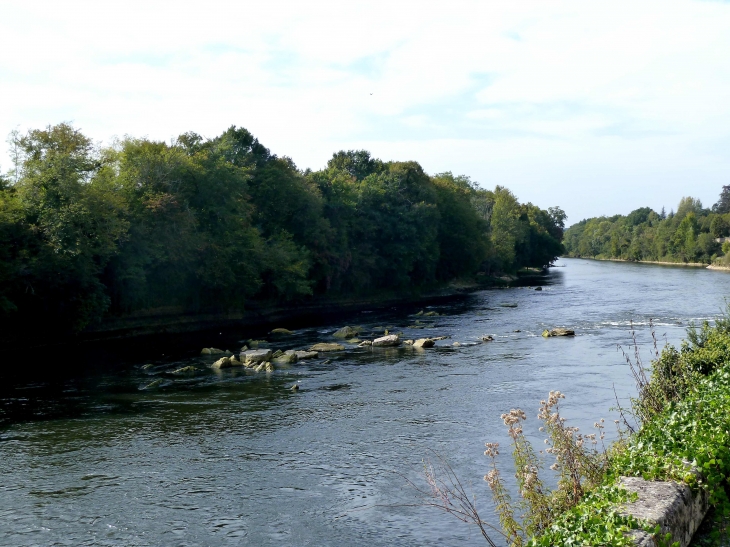 Depuis les berges de la Dordogne - Mouleydier