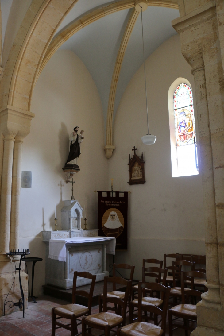 Eglise Sainte Quiterie de Nojals : chapelle latérale Sud. - Nojals-et-Clotte