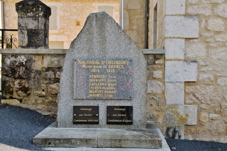 Monument-aux-Morts - Orliaguet