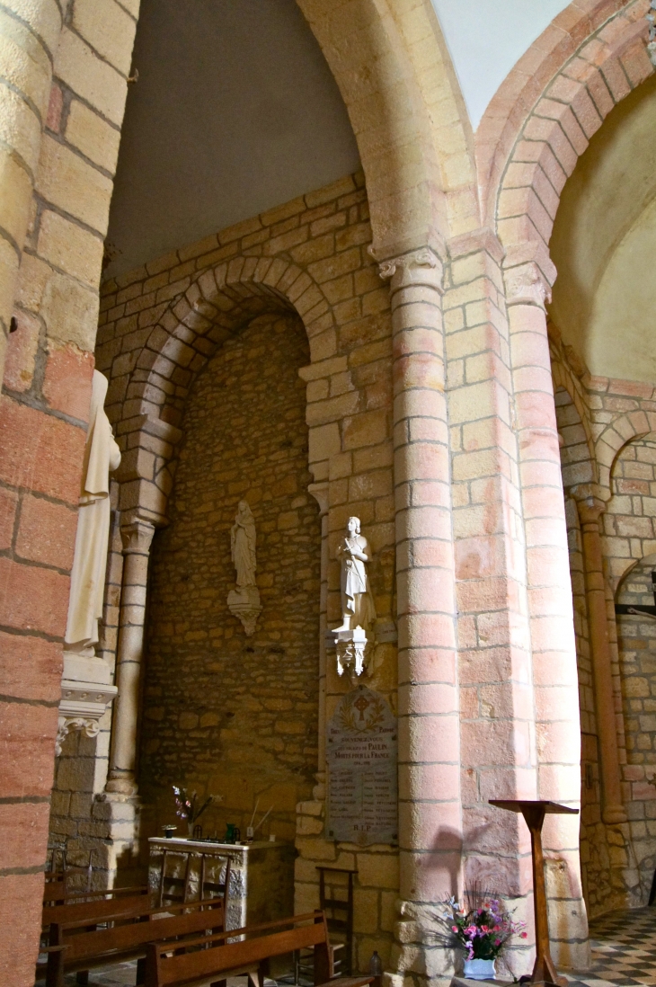 Chapelle latérale nord : église Saint Pierre-ès-Liens. - Paulin