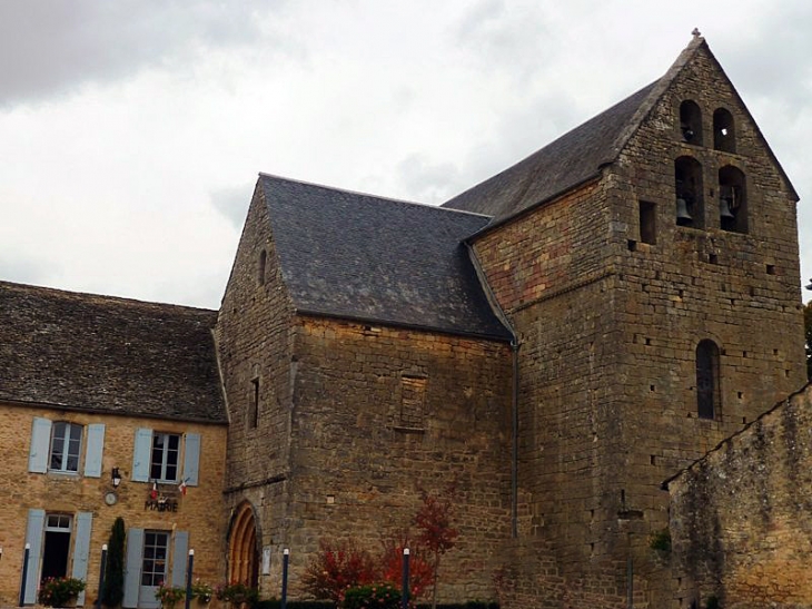 La mairie et l'église - Paulin