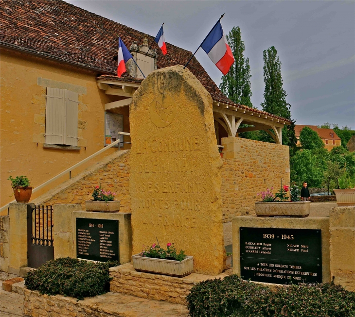 Le Monument aux Morts - Paunat