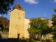 Photo suivante de Paunat Le clocher-porche-donjon roman à baies géminées 13ème de l'abbatiale St Martial (MH).