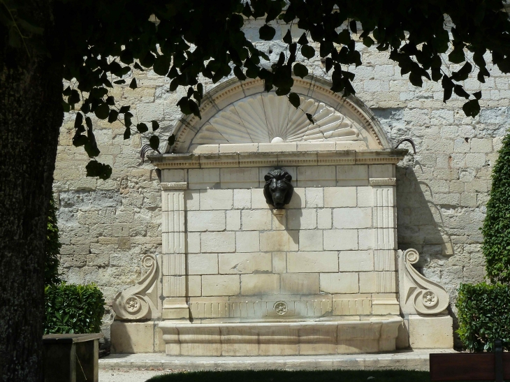 Bassin dans le jardin de la Cathédrale - Périgueux