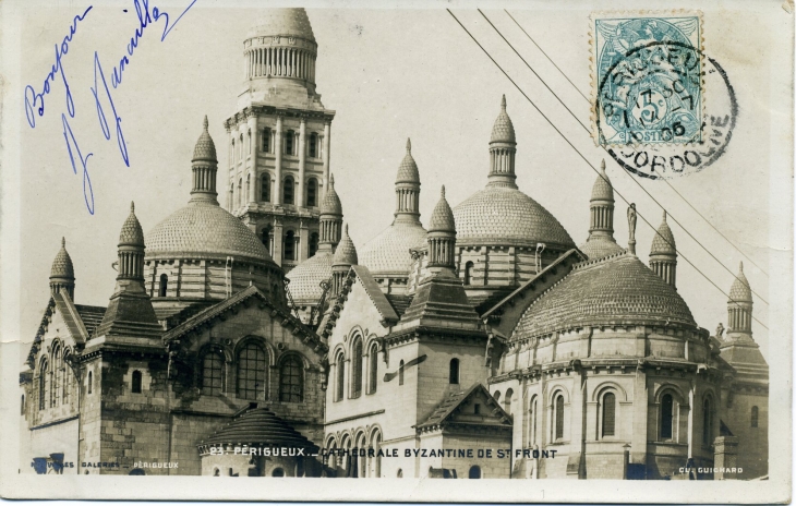 Cathédrale Byzantine de Saint Front (carte postale de 1905) - Périgueux