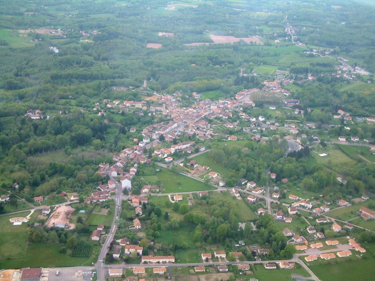 Vue aérienne - Piégut-Pluviers