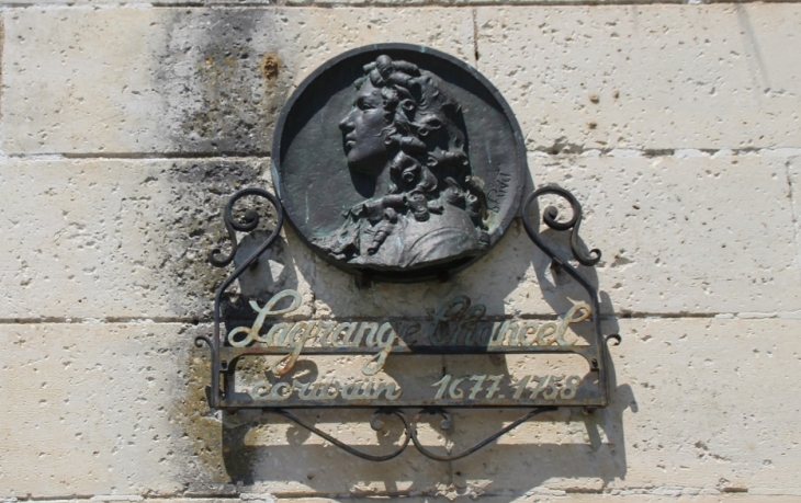 Lagrange Chancel écrivain - Razac-sur-l'Isle