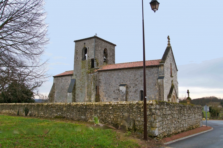 Eglise remaniée du XIVe siècle. - Rouffignac-de-Sigoulès