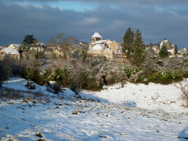 Le village sous la neige. - Rouffignac-Saint-Cernin-de-Reilhac