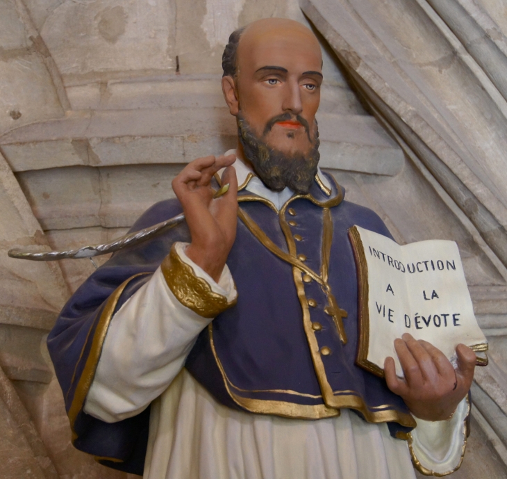 Statue dans le Choeur. - Rouffignac-Saint-Cernin-de-Reilhac