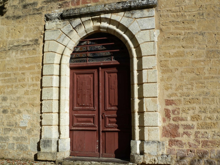 Portail de l'église - Saint-Amand-de-Vergt