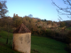 Vue sur le village depuis la départementale 25.