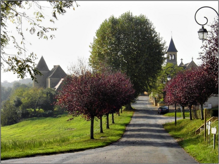 L'entrée ouest de St Chamassy - Saint-Chamassy