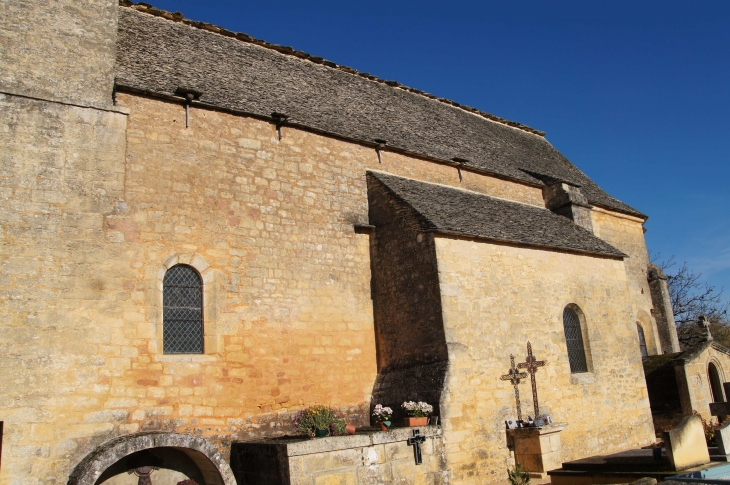 Eglise Sainte-Marie et Sainte Anne de Carlucet . - Saint-Crépin-et-Carlucet