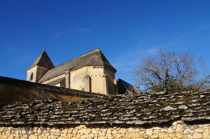 Eglise Sainte-Marie et Sainte Anne de Carlucet . - Saint-Crépin-et-Carlucet