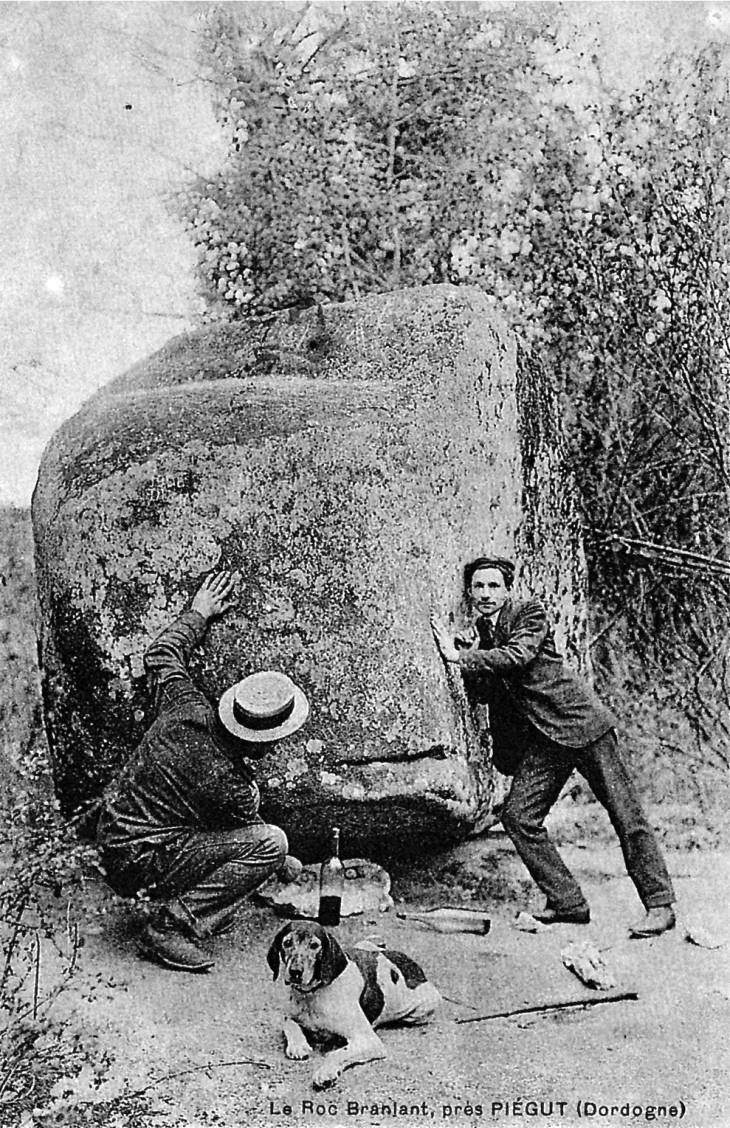 Le Roc Branlant, vers 1905 (carte postale ancienne). - Saint-Estèphe