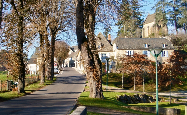 Vue sur le village en 2013. - Saint-Geniès