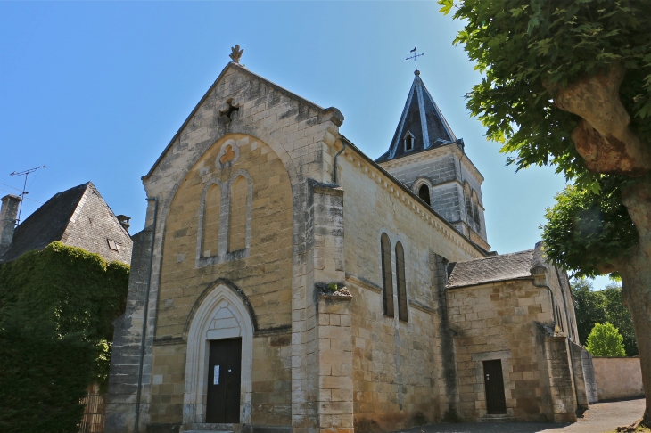 Façade occidentale de l'église Saint Germain. - Saint-Germain-des-Prés