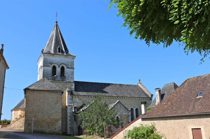 Façade nord de l'église Saint Germain. - Saint-Germain-des-Prés