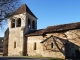 Façade latérale de l'église Saint-Cyr.