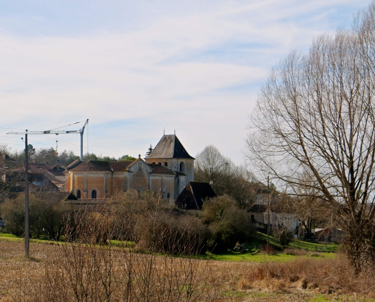 Vue sur le village. - Saint-Laurent-des-Bâtons