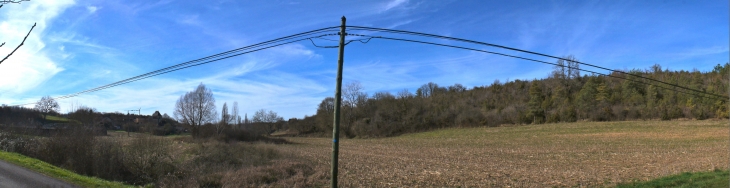 Panorama.... Hélas ligne téléphonique à enterrer ! - Saint-Laurent-des-Bâtons