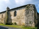 Façade latérale sud de l'église.