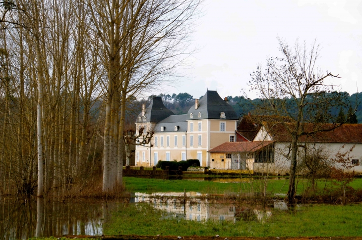 Le Manoir de la Roche au bord de l'isle (XIXe siècle). - Saint-Martin-l'Astier