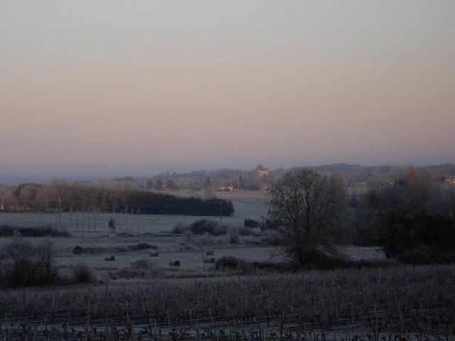 Saint-Méard-de-Gurçonin matin d'hiver