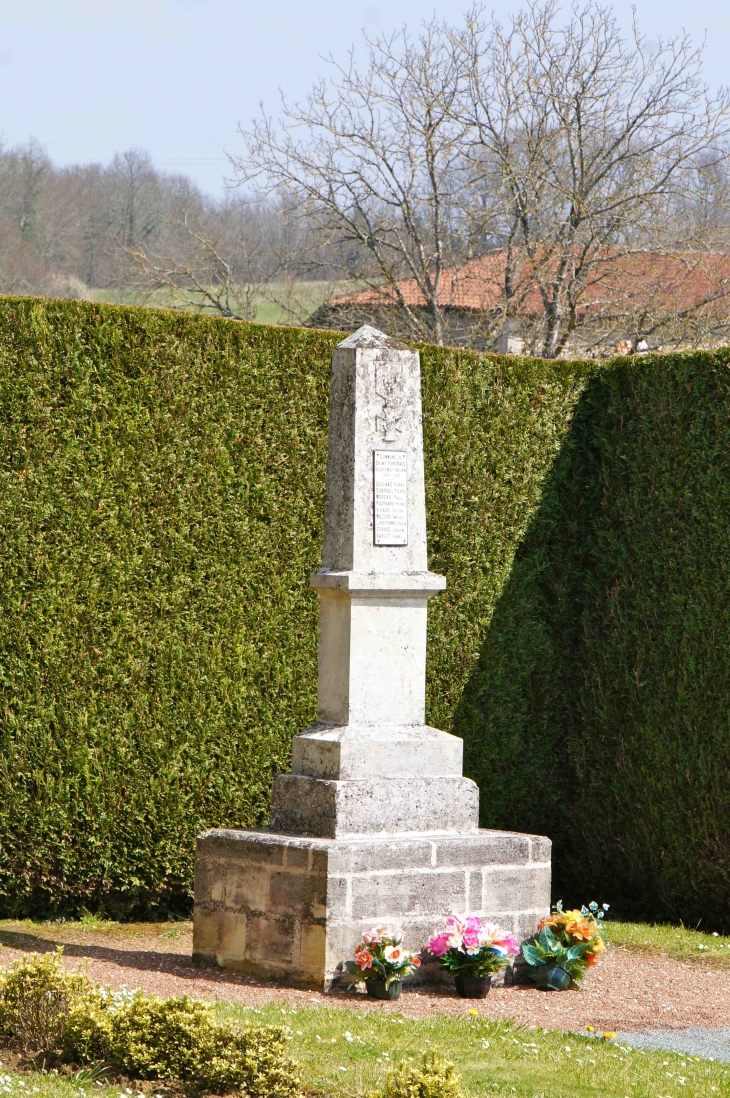 Le Monument aux Morts - Saint-Pancrace