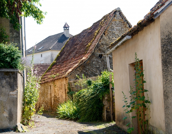 Ruelle du village. - Saint-Pantaly-d'Ans