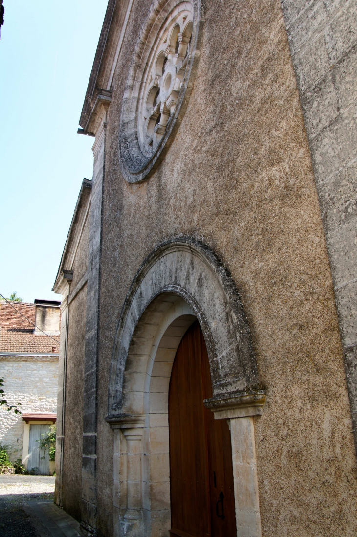 Portail, façade occidentale. - Saint-Pantaly-d'Ans