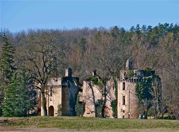 Les ruines du château de Marqueyssac - Saint-Pantaly-d'Ans