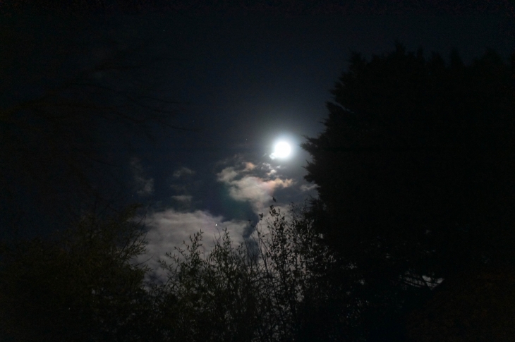 Pleine Lune d'hier soir. - Saint-Paul-de-Serre