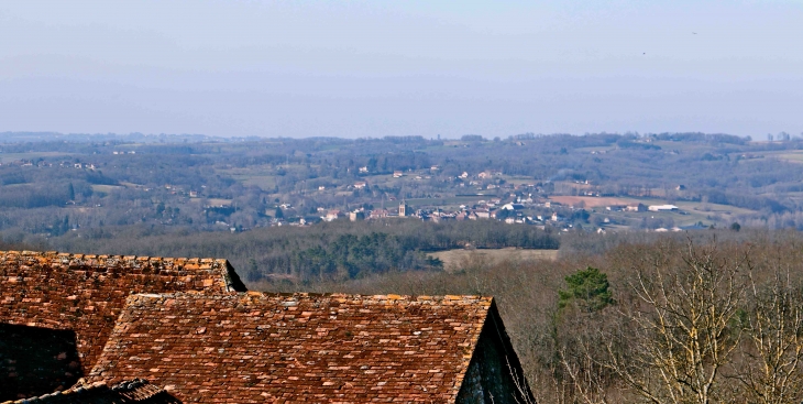 Depuis l'église, vue sur Excideuil. - Saint-Raphaël