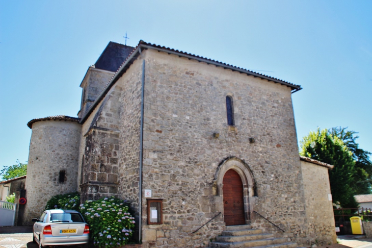 (église saint-Etienne - Saint-Saud-Lacoussière