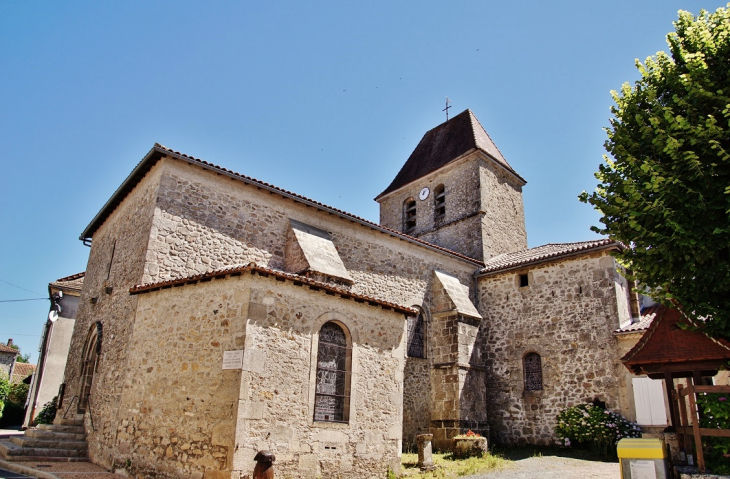 (église saint-Etienne - Saint-Saud-Lacoussière