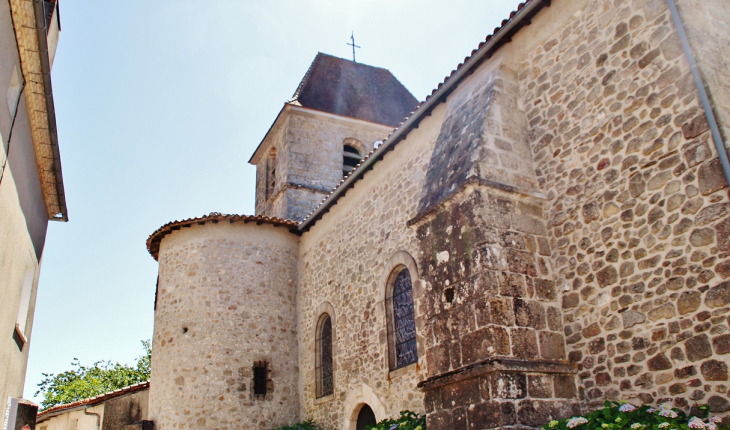 (église saint-Etienne - Saint-Saud-Lacoussière