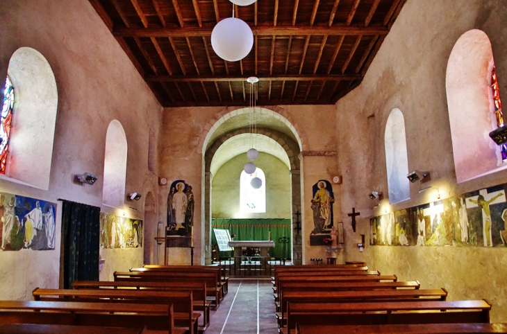 (église saint-Etienne - Saint-Saud-Lacoussière