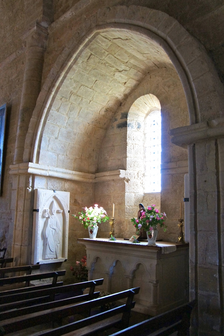 Chapelle de droite. - Saint-Sulpice-d'Excideuil